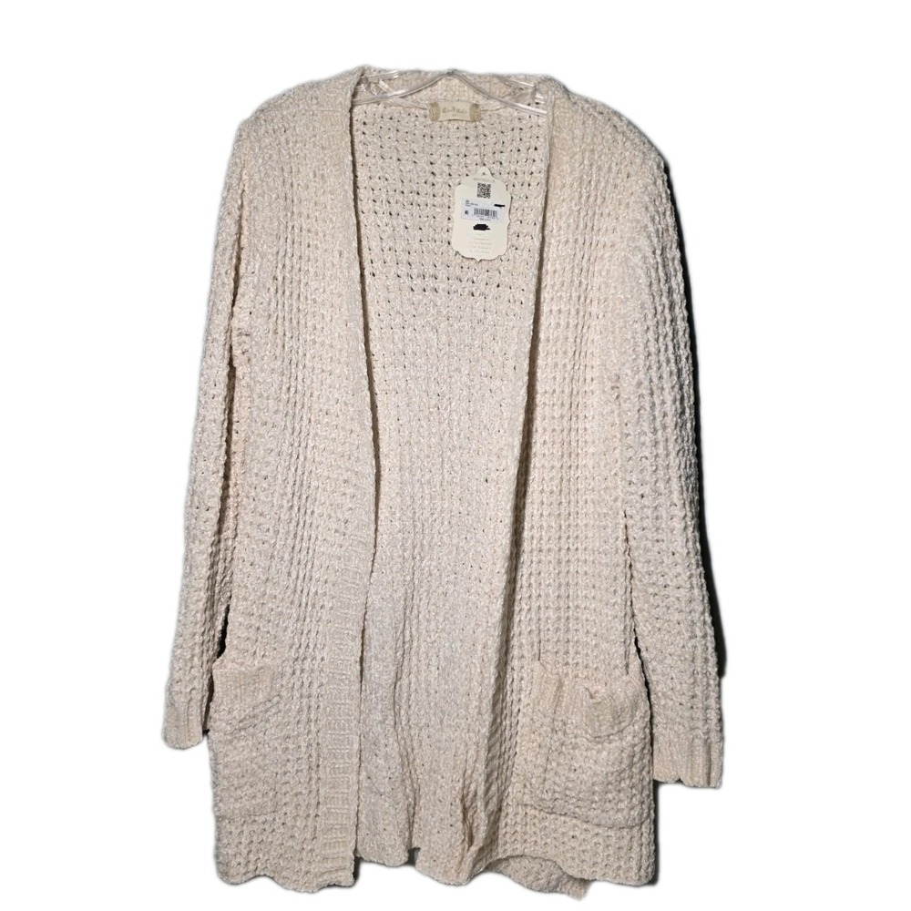 NWT Altar'd State Open Front Cardigan Sweater Oatmael Women's Size XSmall